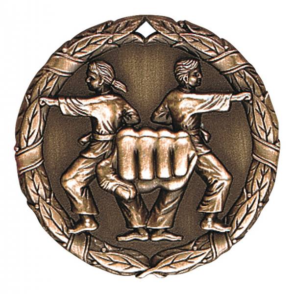 2" Karate XR Series Award Medal #4