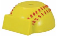 3 5/8 x 3 1/2 Weighted Synthetic Softball Trophy Base