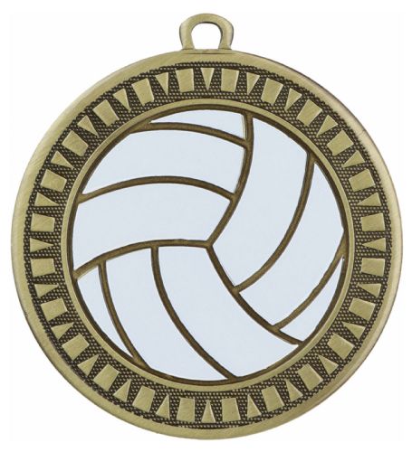 2 3/8" Volleyball Velocity Series Award Medal #2