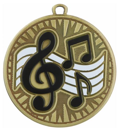 2 3/8" Music Velocity Series Award Medal #2