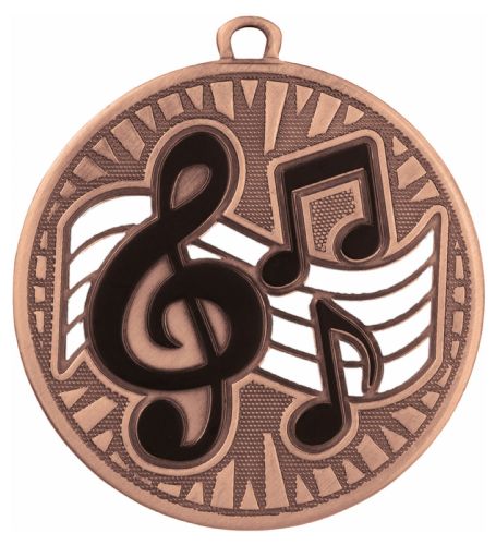 2 3/8" Music Velocity Series Award Medal #4