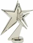 4 3/4" Zenith Star Silver Metal Trophy Figure