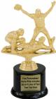 6 3/4" Triple Action Baseball Trophy Kit with Pedestal Base