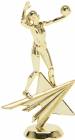 6" Volleyball Female Star Series Gold Trophy Figure