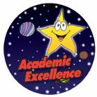Academic Excellence 2" Color Trophy Insert
