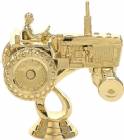 4" Tractor (No Cab) Gold Trophy Figure