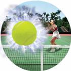 Tennis Female 3D Graphic 2" Insert