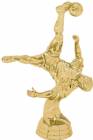 5 1/2" Action Soccer Male Gold Trophy Figure