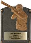 Trap Shooting - Legends of Fame Series Resin Plate 6" x 8"