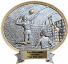 Volleyball Female - Legend Series Resin Award 6 1/2" x 6"