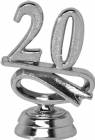 2 3/8" Silver "20" Year Date Trophy Trim Piece