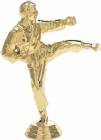 6" Karate Male Trophy Figure Gold