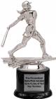 7" All Star Softball Female Trophy Kit with Pedestal Base