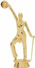5" Tap Dancer Female with Cane Trophy Figure Gold