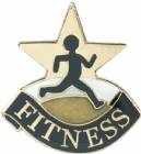 Fitness Lapel Pin with Presentation Box