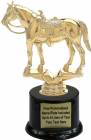 7 1/2" Western Horse Trophy Kit with Pedestal Base