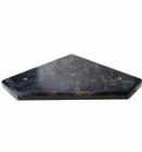 Large Black Marble Finish Wood 3 Post LID ONLY