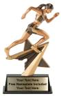 7" Track Female Star Power Sport Resin Trophy