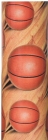 24" Basketball Round Sport Trophy Column