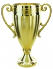 Gold 6 1/8" Plastic Trophy Cup