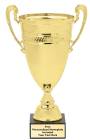 22 3/4" Gold Italian Metal Trophy Cup with Marble Base