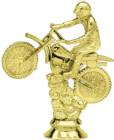 4 1/4" Dirt Bike Scrambler Gold Trophy Figure