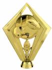 Gold 5 1/2" Football Scene figure