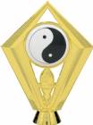 Gold 5.5" Color Yin Yang Karate figure