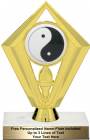 6 1/4" Color Yin Yang Karate Trophy Kit