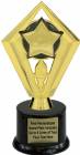7 1/2" Color Star Trophy Kit w/ Pedestal Base