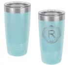 Light Blue 20oz Polar Camel Vacuum Insulated Tumbler with Clear Lid