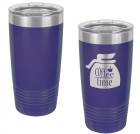 Purple 20oz Polar Camel Vacuum Insulated Tumbler with Clear Lid