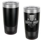 Black 20oz Polar Camel Vacuum Insulated Tumbler with Clear Lid
