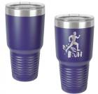 Purple 30oz Polar Camel Vacuum Insulated Tumbler with Clear Lid