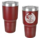 Maroon 30oz Polar Camel Vacuum Insulated Tumbler with Clear Lid