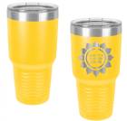 Yellow 30oz Polar Camel Vacuum Insulated Tumbler with Clear Lid