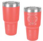 Coral 30oz Polar Camel Vacuum Insulated Tumbler with Clear Lid