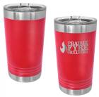 Red 16oz Polar Camel Vacuum Insulated Pint with Slider Lid