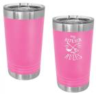 Pink 16oz Polar Camel Vacuum Insulated Pint with Slider Lid