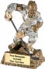 6 3/4" Monster Hand Painted Resin Hockey Trophy