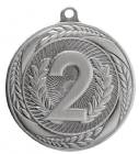2 1/4" 2nd Place Laurel Wreath Award Medal