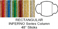 Rectangular Inferno Column Full 48" stick