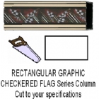 Rectangular Race Flag Column - Cut to Length