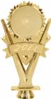 6 1/4" Gold Year 2011 2" Insert Holder Figure