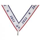 1 1/2" x 32" 2022 Neck Ribbon with Snap Clip