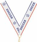 1 1/2" x 32" Soccer Neck Ribbon with Snap Clip