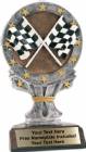 6 1/4" Racing Flags All Star Trophy Resin