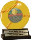 5" Softball Motion Insert Resin Trophy