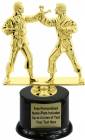 7" Male Double Karate Trophy Kit with Pedestal Base