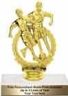 5 3/4" Female Double Action Soccer Trophy Kit